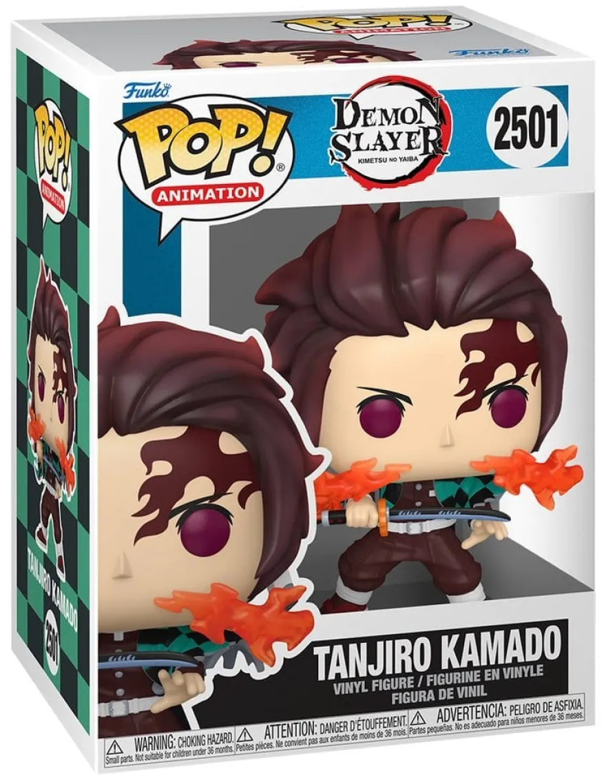 Demon Slayer: Kimetsu no Yaiba - The Movie POP! Animation Vinyl Figur Tanjiro 9 cm