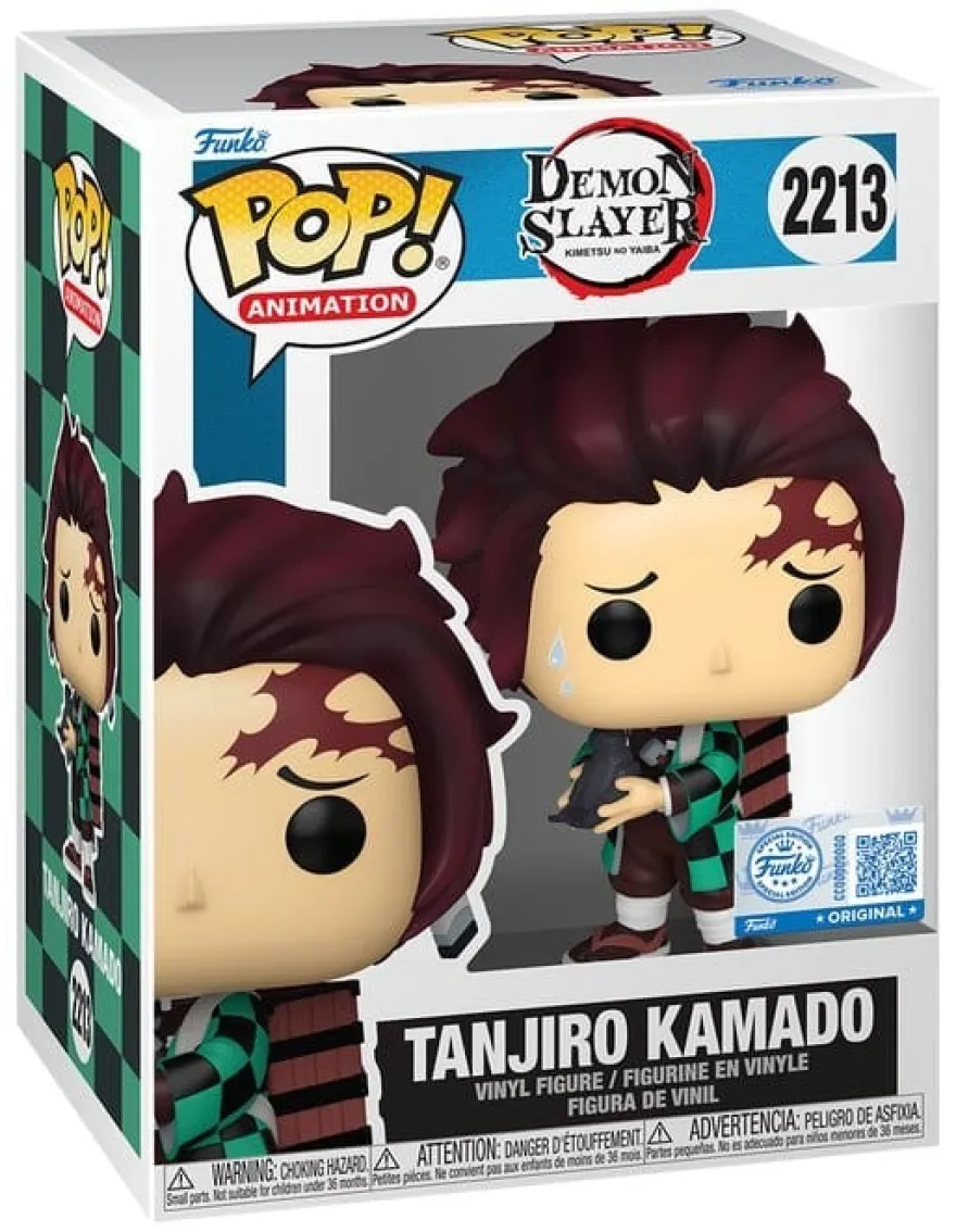 Demon Slayer: Kimetsu no Yaiba POP! Animation Vinyl Figuren Tanjiro w/Crow 9 cm