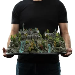 Der Herr der Ringe Miniatur Umgebung Rivendell 28 cm