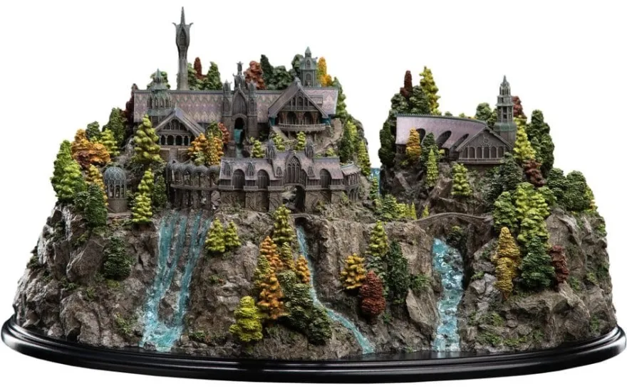 Der Herr der Ringe Miniatur Umgebung Rivendell 28 cm