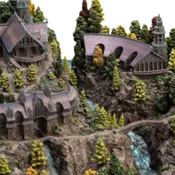 Der Herr der Ringe Miniatur Umgebung Rivendell 28 cm