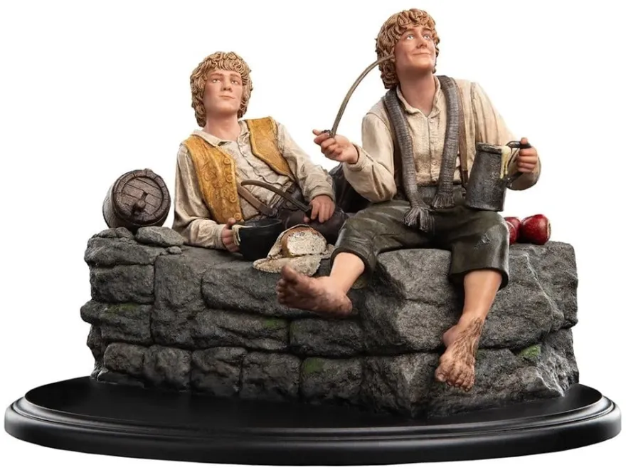 Der Herr der Ringe Mini Statue Merry und Pippin 12 cm