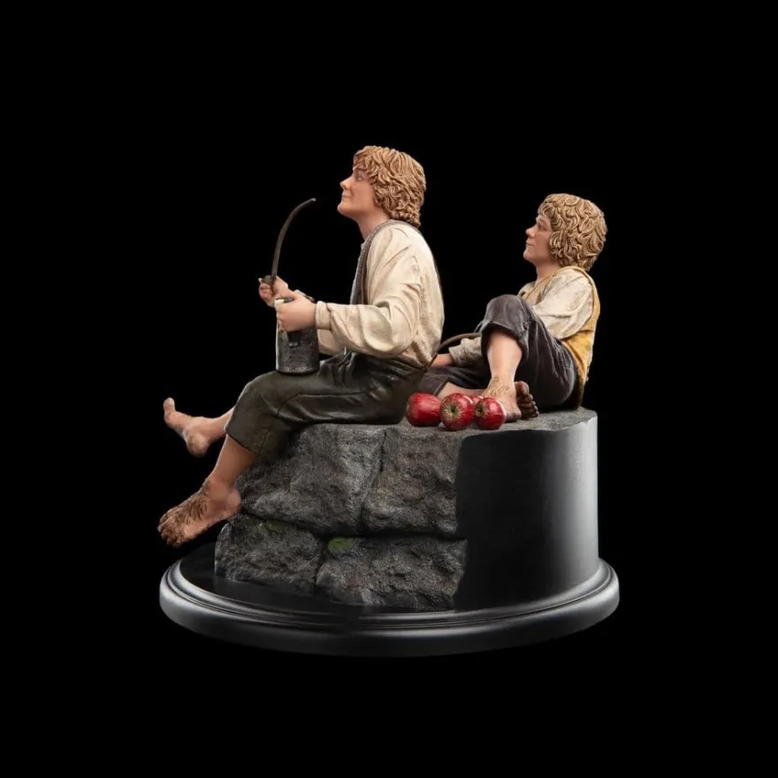 Der Herr der Ringe Mini Statue Merry und Pippin 12 cm