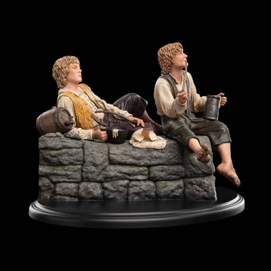 Der Herr der Ringe Mini Statue Merry und Pippin 12 cm