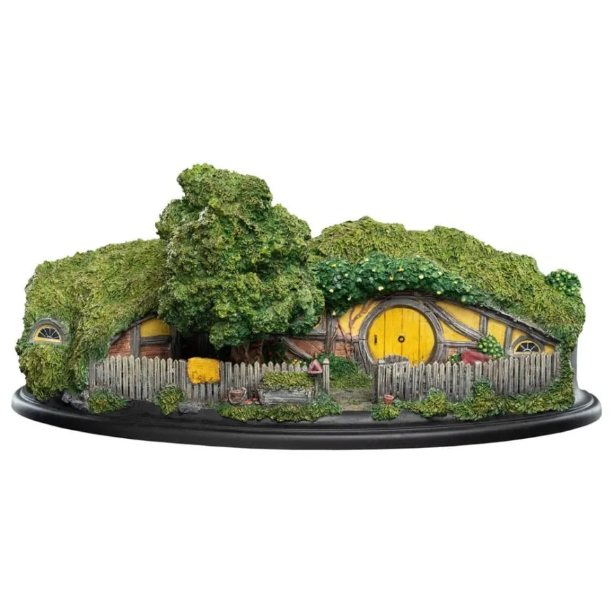 Der Hobbit Statue Hobbit Hole - 25 Gandalf's Cutting 14 cm