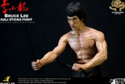 Der Mann mit der Todeskralle Statue 1/6 Bruce Lee Kali Sticks Fight Normal Basement Version 30 cm