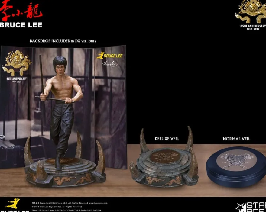 Der Mann mit der Todeskralle Statue 1/6 Bruce Lee Kali Sticks Fight Deluxe Basement Version 30 cm