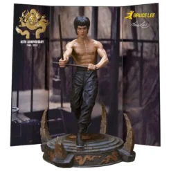 Der Mann mit der Todeskralle Statue 1/6 Bruce Lee Kali Sticks Fight Deluxe Basement Version 30 cm