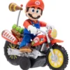 Der Super Mario Galaxy Film Actionfigur mit Rückziehmotorrad Mario 6 cm