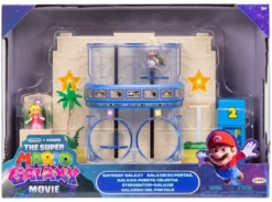 Der Super Mario Galaxy Film Diorama mit 2 Minifiguren Sternentor-Galaxie