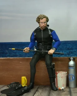 Der weiße Hai Retro Actionfigur Matt Hooper (Shark Cage)