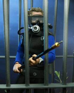 Der weiße Hai Retro Actionfigur Matt Hooper (Shark Cage)