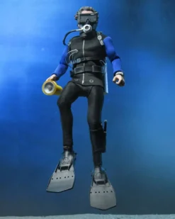 Der weiße Hai Retro Actionfigur Matt Hooper (Shark Cage)