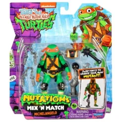 Die Abenteuer der Teenage Mutant Ninja Turtles Mix 'n Match Actionfigur Michelangelo 12 cm