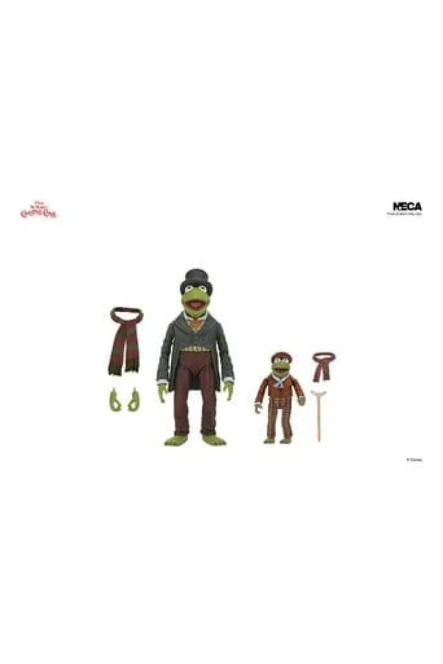 Die Muppets Weihnachtsgeschichte Ultimate Actionfiguren 2er-Pack Kermit as Bob Cratchit & Robin