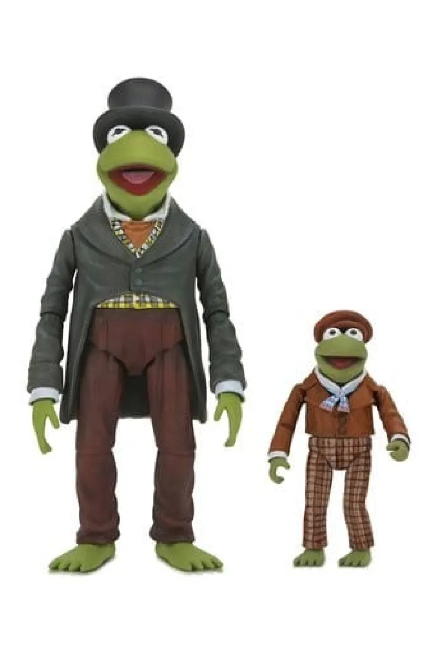 Die Muppets Weihnachtsgeschichte Ultimate Actionfiguren 2er-Pack Kermit as Bob Cratchit & Robin
