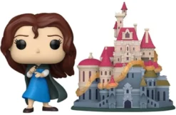 Die Schöne und das Biest POP! Town Vinyl Figuren Belle with Castle 9 cm