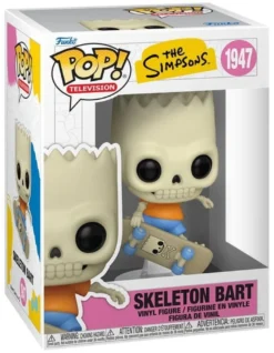 Die Simpsons POP! Animation Vinyl Figur Skeleton Bart 9 cm
