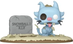 Die Simpsons POP! Deluxe Vinyl Figur Zombie Snowball 9 cm