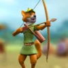 Disney Ultimates Actionfigur Robin Hood mit Stork