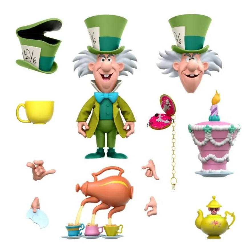 Disney Ultimates Actionfigur Mad Hatter (Alice in Wonderland)