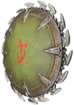 Doom: The Dark Ages Wand-Skulptur Shield Saw 25 x 25 cm
