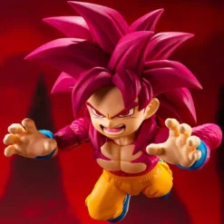 Dragon Ball Daima S.H.Figuarts Actionfigur Son Goku Super Saiyan 4 Mini 8 cm