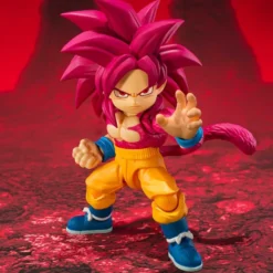 Dragon Ball Daima S.H.Figuarts Actionfigur Son Goku Super Saiyan 4 Mini 8 cm