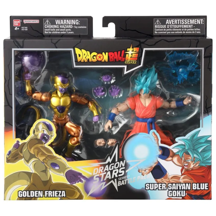 Dragon Ball Super Dragon Stars 2er-Pack Battle Pack: Golden Frieza vs Super Saiyan Blue Goku 17 cm