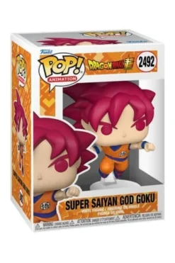 Dragon Ball Super POP! Animation Vinyl Figur Goku (Red) 9 cm