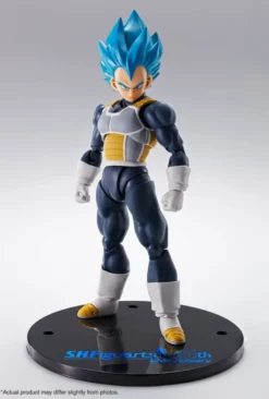 Dragon Ball Super S.H. Figuarts Actionfigur Vegeta Super Saiyan Blue (15th Anniversary Version) 14 c