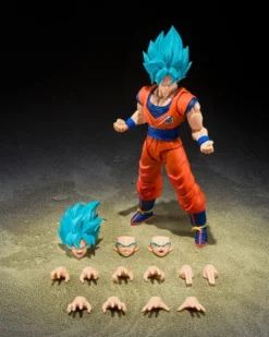 Dragon Ball Super S.H.Figuarts Actionfigur Super Saiyan God Super Son Guko (Blue Power) 15 cm