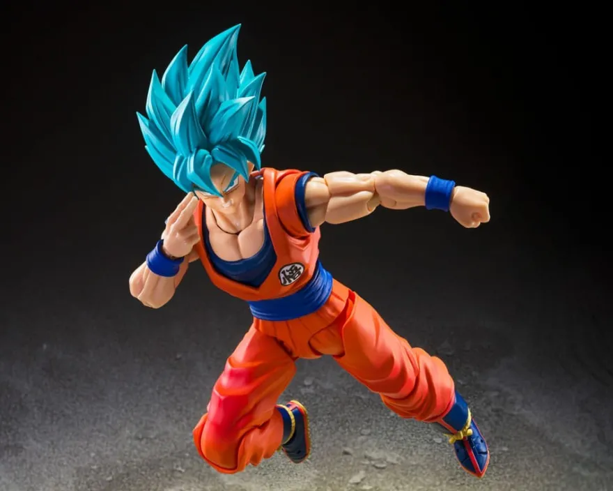 Dragon Ball Super S.H.Figuarts Actionfigur Super Saiyan God Super Son Guko (Blue Power) 15 cm