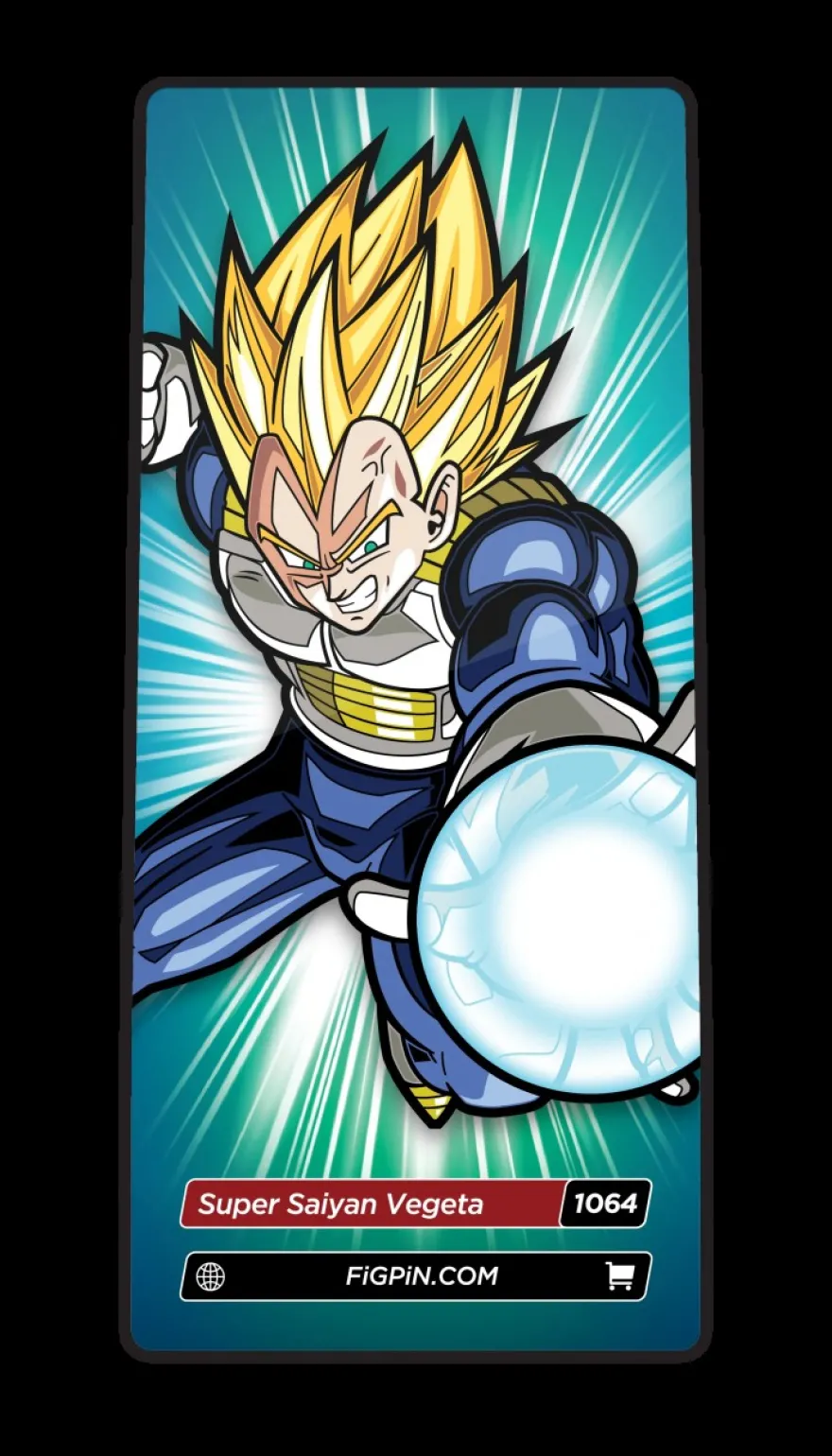 Dragon Ball z FiGPiN Super Saiyan Vegeta #1064