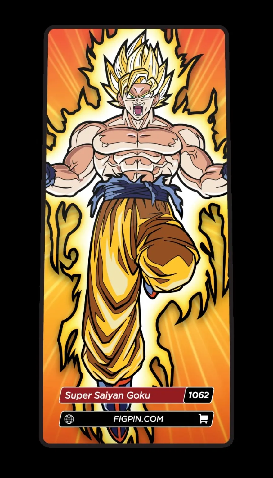 Dragon Ball z FiGPiN Super Saiyan Goku #1062