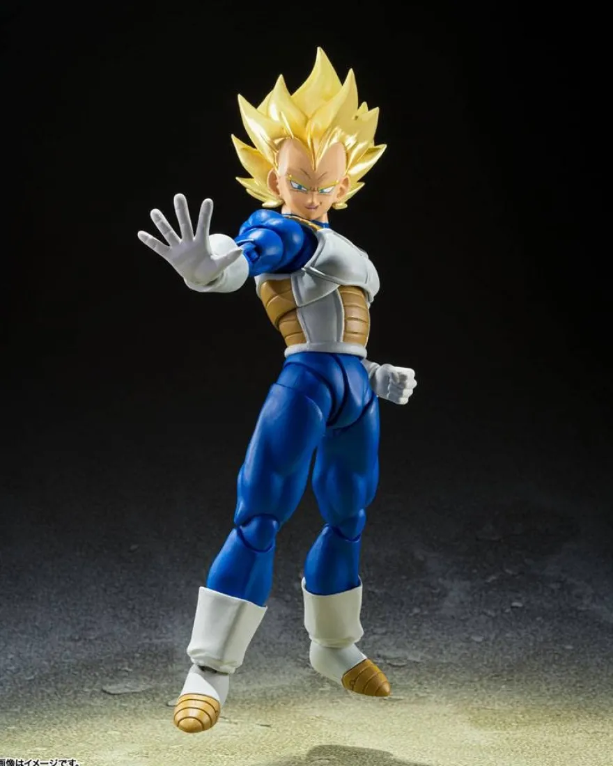 Dragon Ball Z S.H. Figuarts Actionfigur Super Saiyan Vegeta (Awakened Super Saiyan Blood) 14 cm