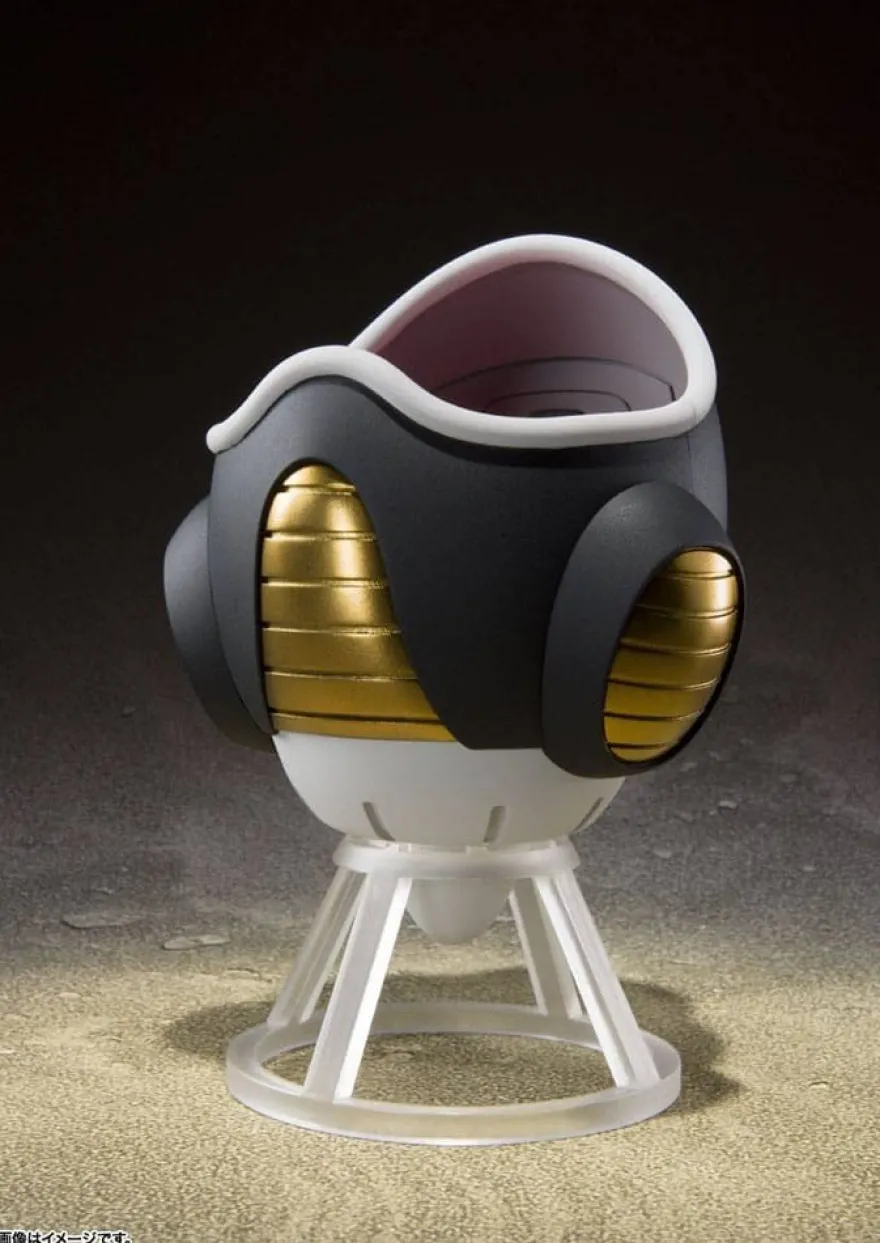 Dragon Ball Z S.H. Figuarts Actionfigur Frieza (First Form) & Frieza Pod Reissue 11 cm