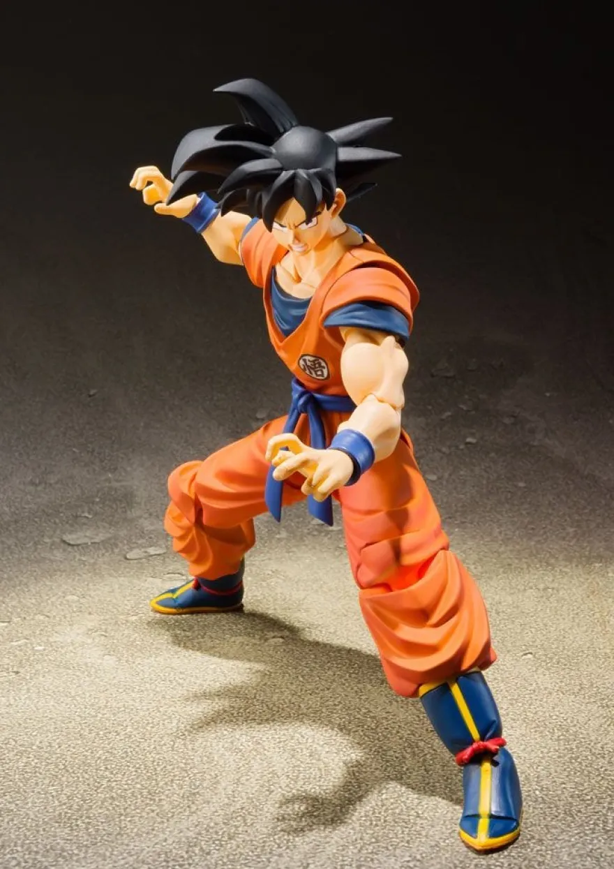Dragon Ball Z S.H. Figuarts Actionfigur Son Goku (A Saiyan Raised On Earth) 14 cm