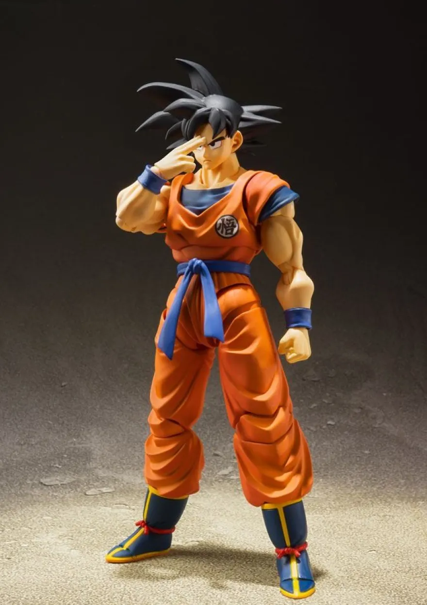 Dragon Ball Z S.H. Figuarts Actionfigur Son Goku (A Saiyan Raised On Earth) 14 cm