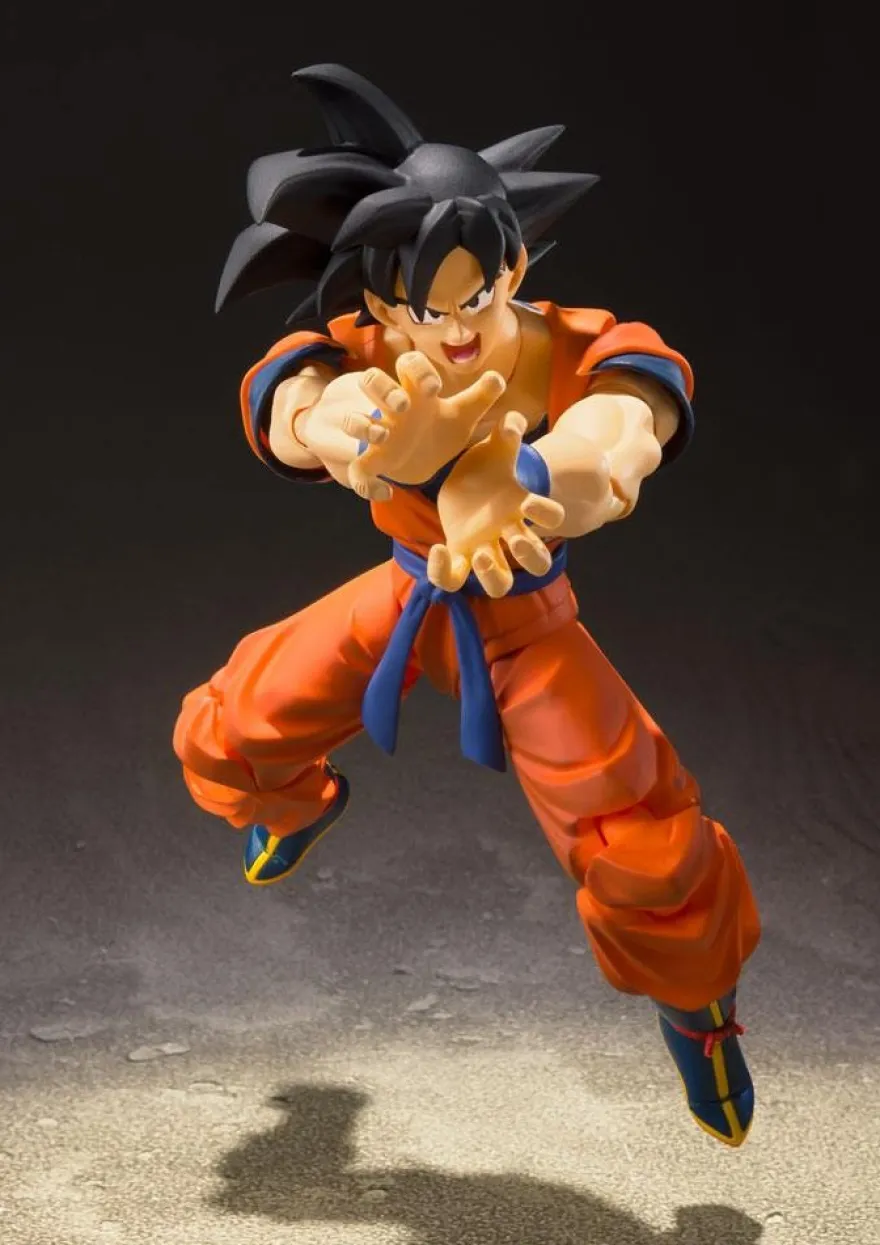 Dragon Ball Z S.H. Figuarts Actionfigur Son Goku (A Saiyan Raised On Earth) 14 cm