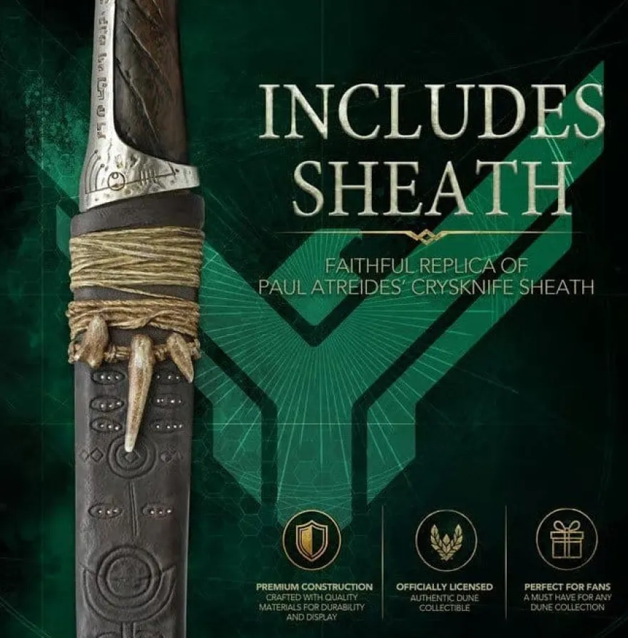 Dune Replik 1/1 Paul Atreides Crysknife (Dune Part II) 49 cm