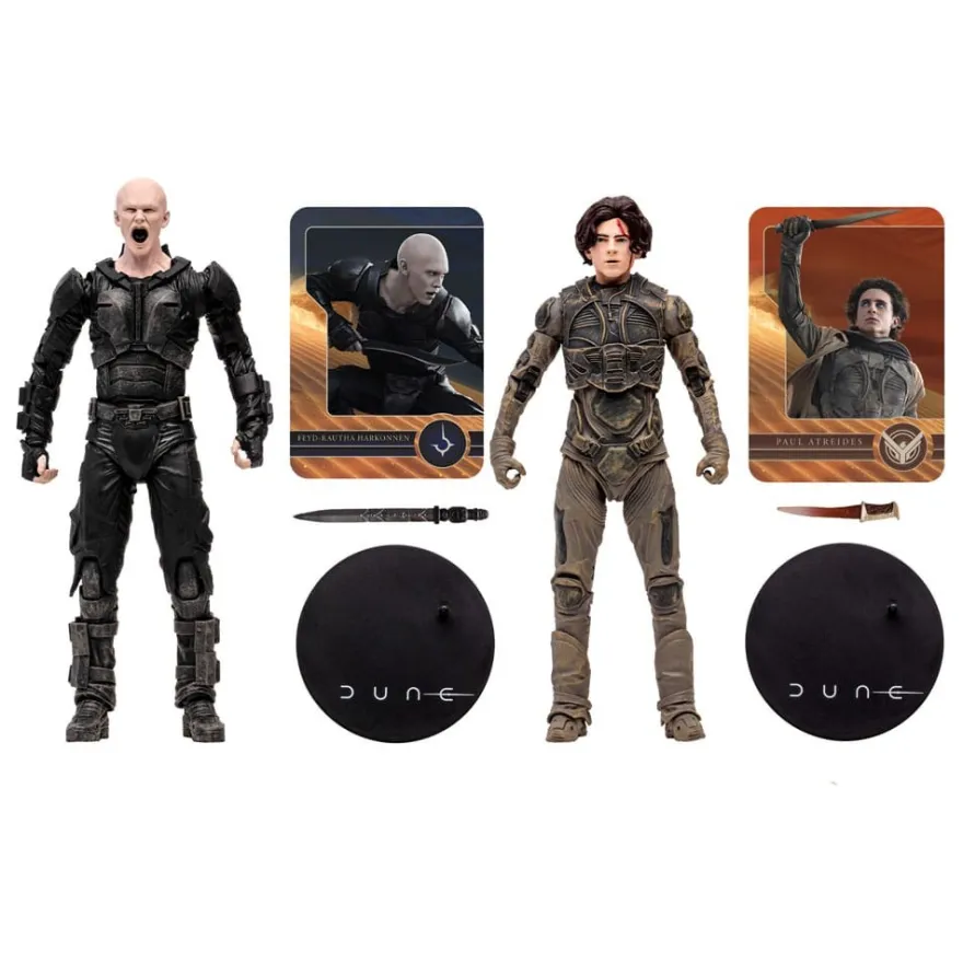 Dune: Teil 2 Actionfiguren 2er-Pack Paul Atreides & Feyd-Rautha Harkonnen 18 cm