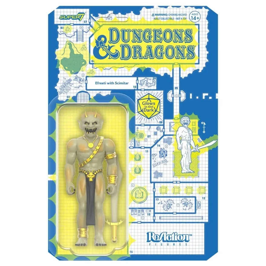 Dungeons & Dragons ReAction Actionfigur Wave 04 Efreeti Glow in the Dark 10 cm