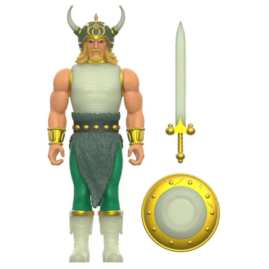 Dungeons & Dragons ReAction Actionfigur Wave 04 Red Box Fighter Glow in the Dark 10 cm