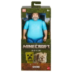 Ein Minecraft Film Actionfigur Steve 30 cm