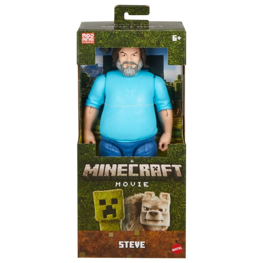 Ein Minecraft Film Actionfigur Steve 30 cm