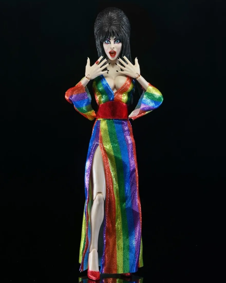 Elvira, Mistress of the Dark Clothed Actionfigur Over the Rainbow Elvira 20 cm