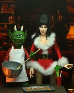 Elvira, Mistress of the Dark Clothed Actionfigur Very Scary Xmas Elvira 20 cm
