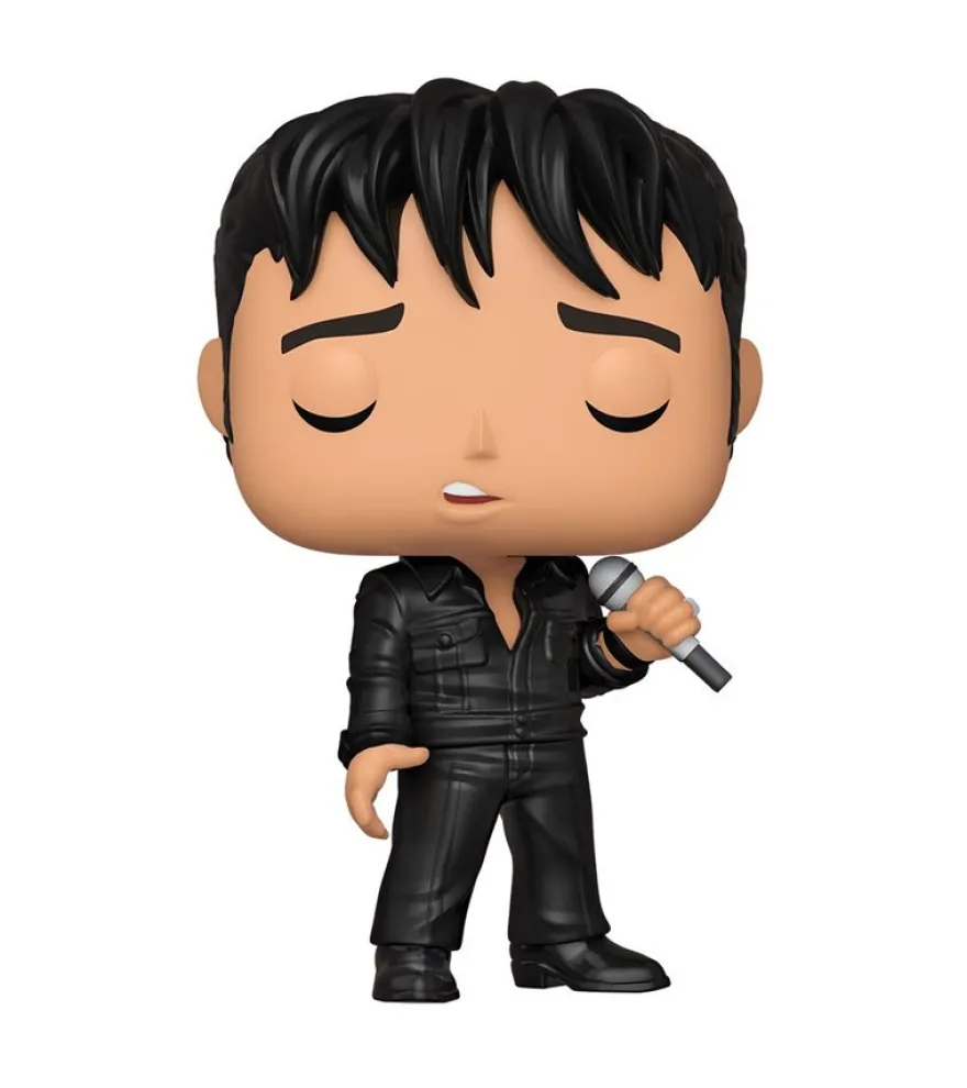 Elvis Presley POP! Rocks Vinyl Figur Elvis - '68 Comeback Special 9 cm