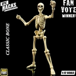 Epic H.A.C.K.S. Actionfigur 1/12 Skeleton Blank Classic Bone